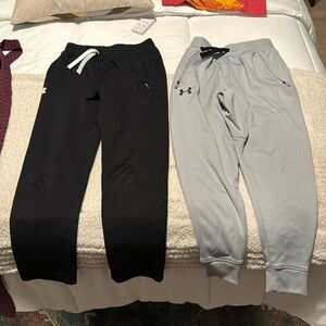 Under Armour boys pants.  1 small and 1 medium.  Price is for both